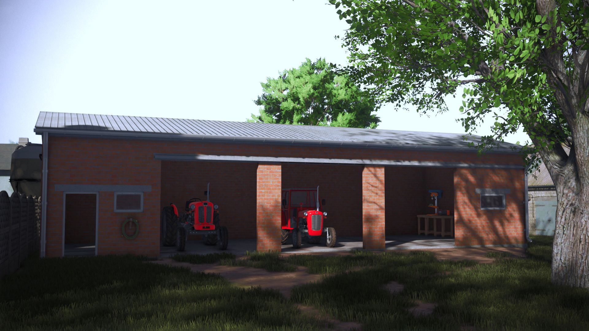 Garage 18×7 brick v1.0