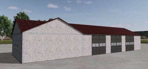 Halls Made Of White Concrete Blocks v1.0
