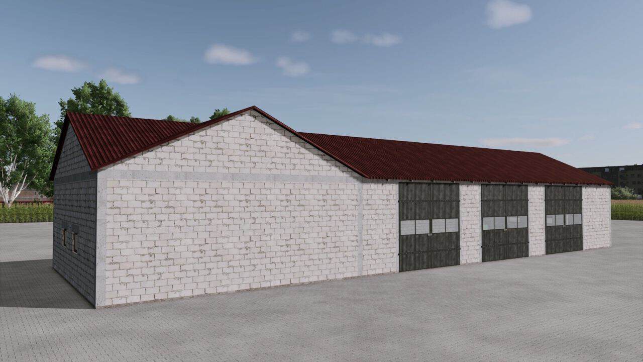 Halls Made Of White Concrete Blocks v1.0