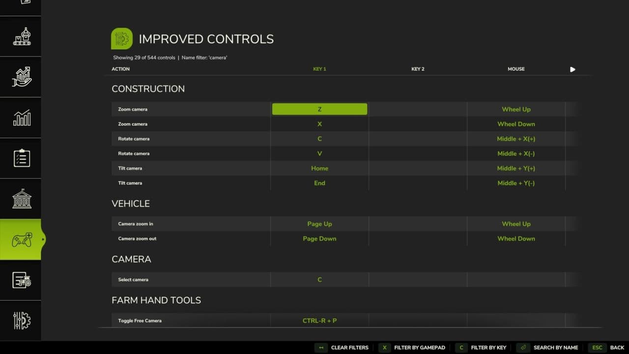 Improved Controls Menu v1.0.0.1