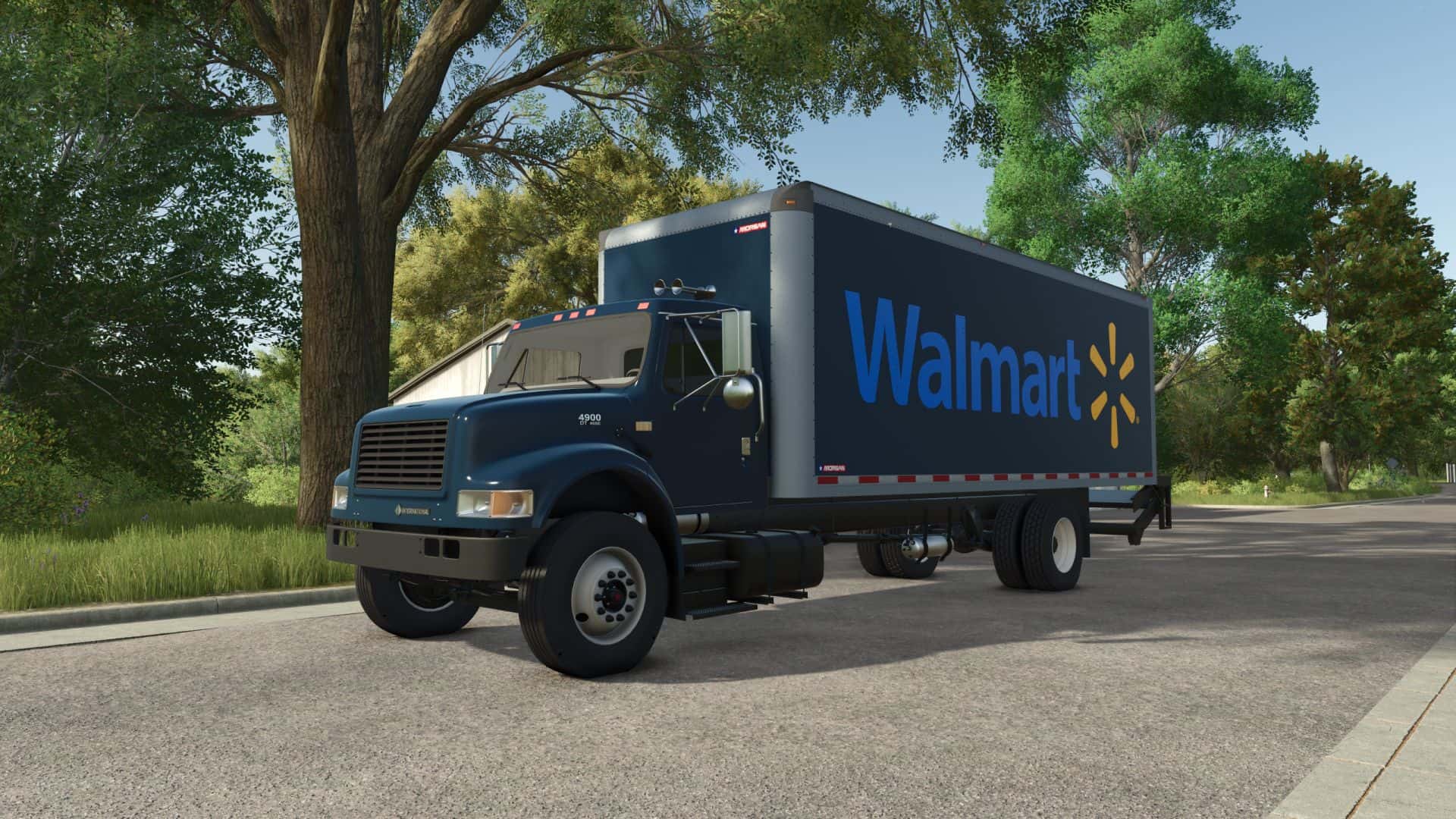 International 4900 Box truck v1.1 thumbnail 2