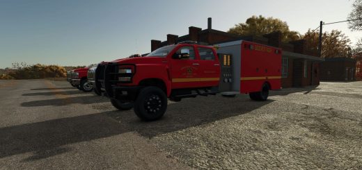 International CV Series Fire Truck v1.0