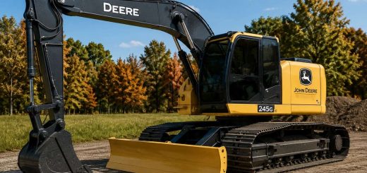 John Deere 245P Excavator Pack v1.0
