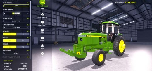 John Deere 4755-4955 Reworked v1.2