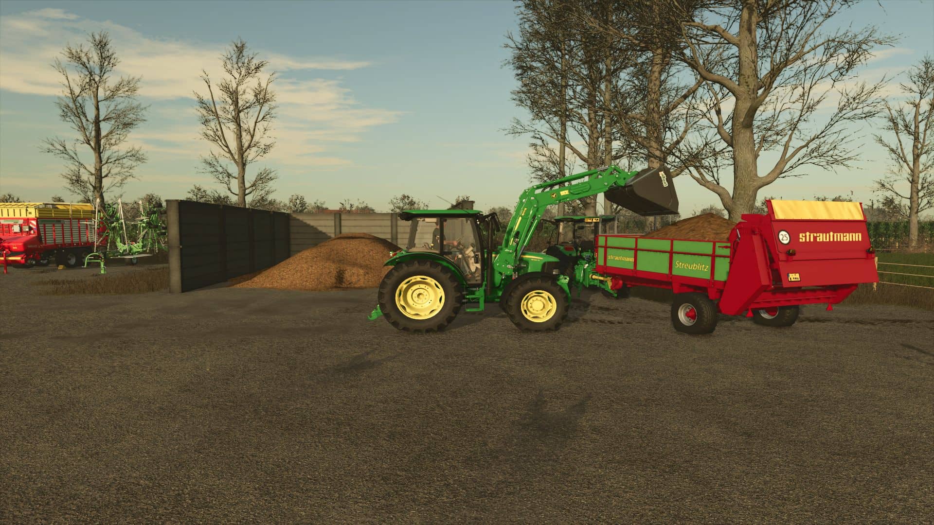 John Deere 5R + John Deere 583 v1.0