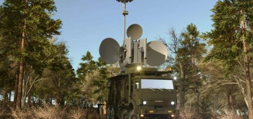 KAMAZ military vehicle equipped as a mobile radar and communications station v1.0