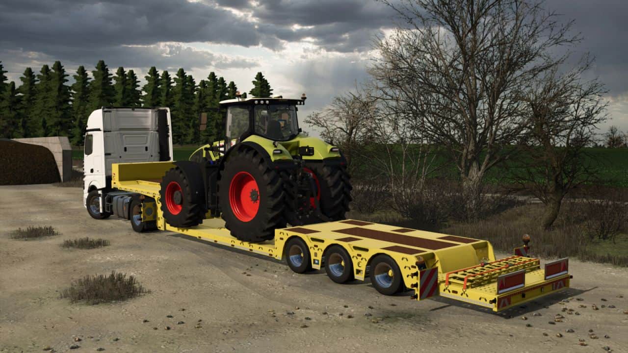 Lizard Semitrailer Lowloader v1.5
