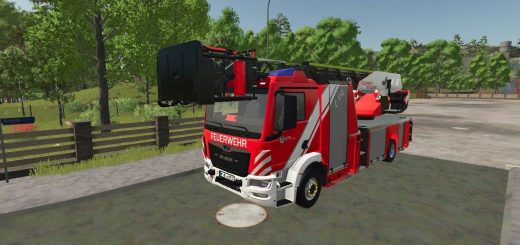 MAN Rosenbauer DLK 23/12 from the Mittelberg fire department v1.0