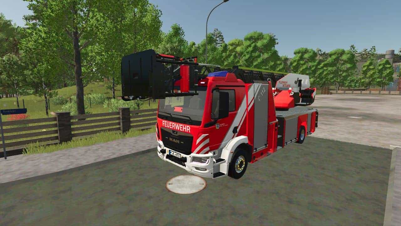 MAN Rosenbauer DLK 23/12 from the Mittelberg fire department v1.0