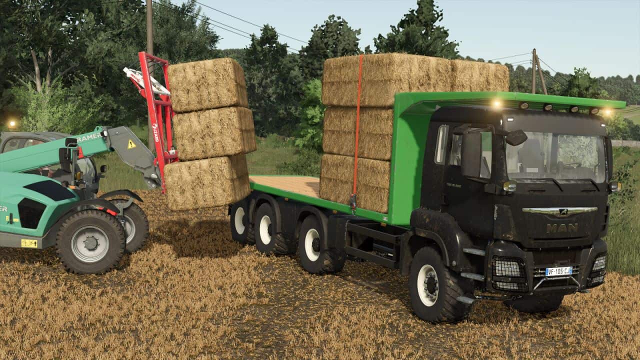 MAN TGS 18.500 Flatbed Autoload v1.0 thumbnail 2