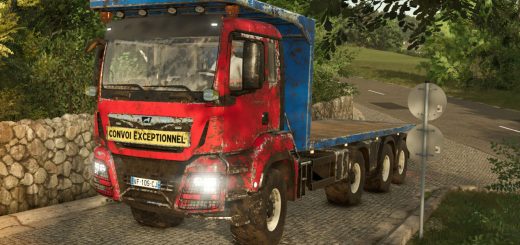 MAN TGS 18.500 Flatbed Autoload v1.0
