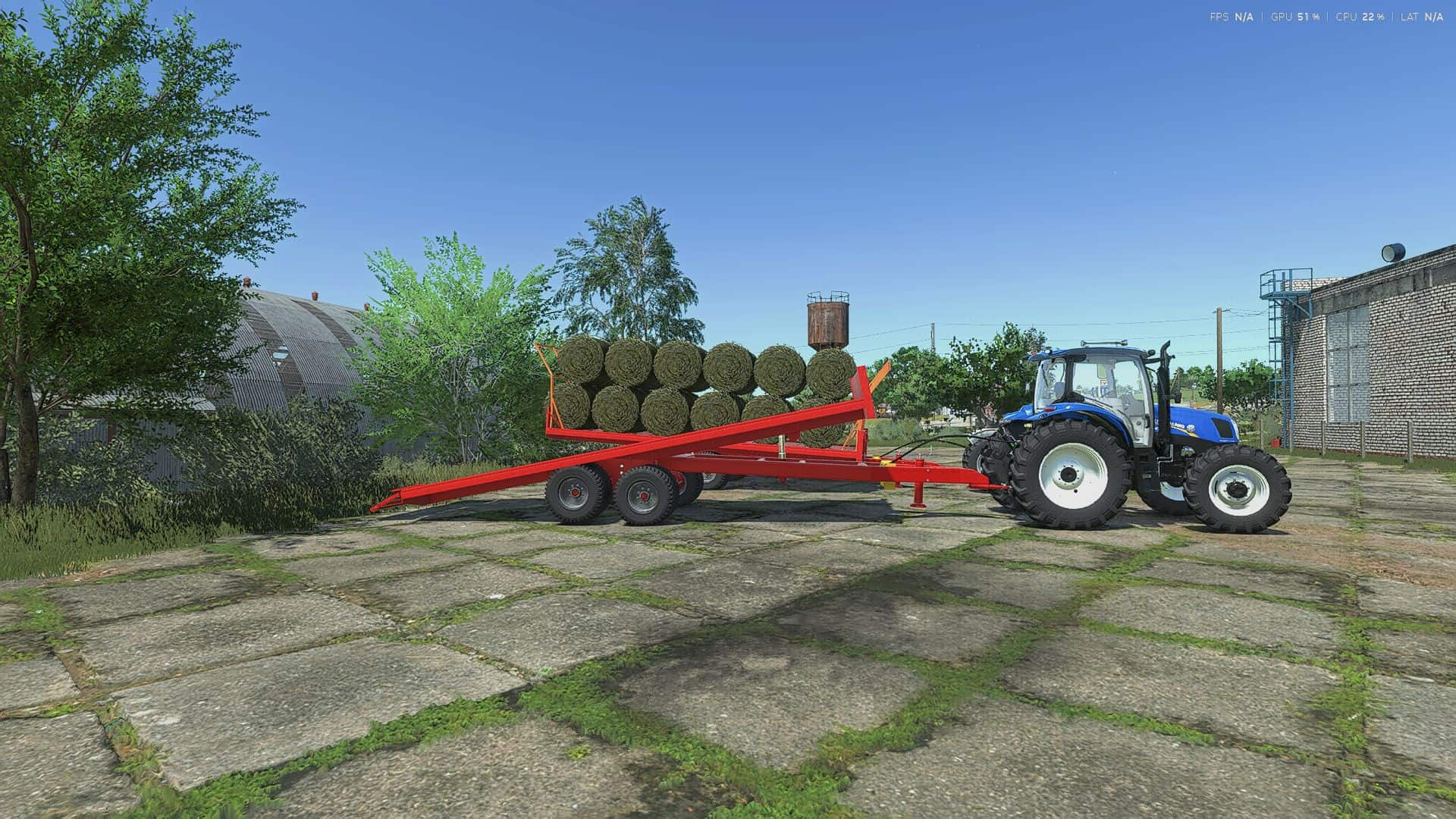 OMP tilt flatbed trailer v1.0