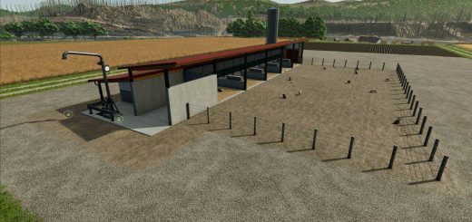 Pig Barn With Manure Heap v1.0