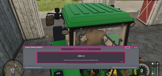 Quick Vehicle Select v1.0.1.0