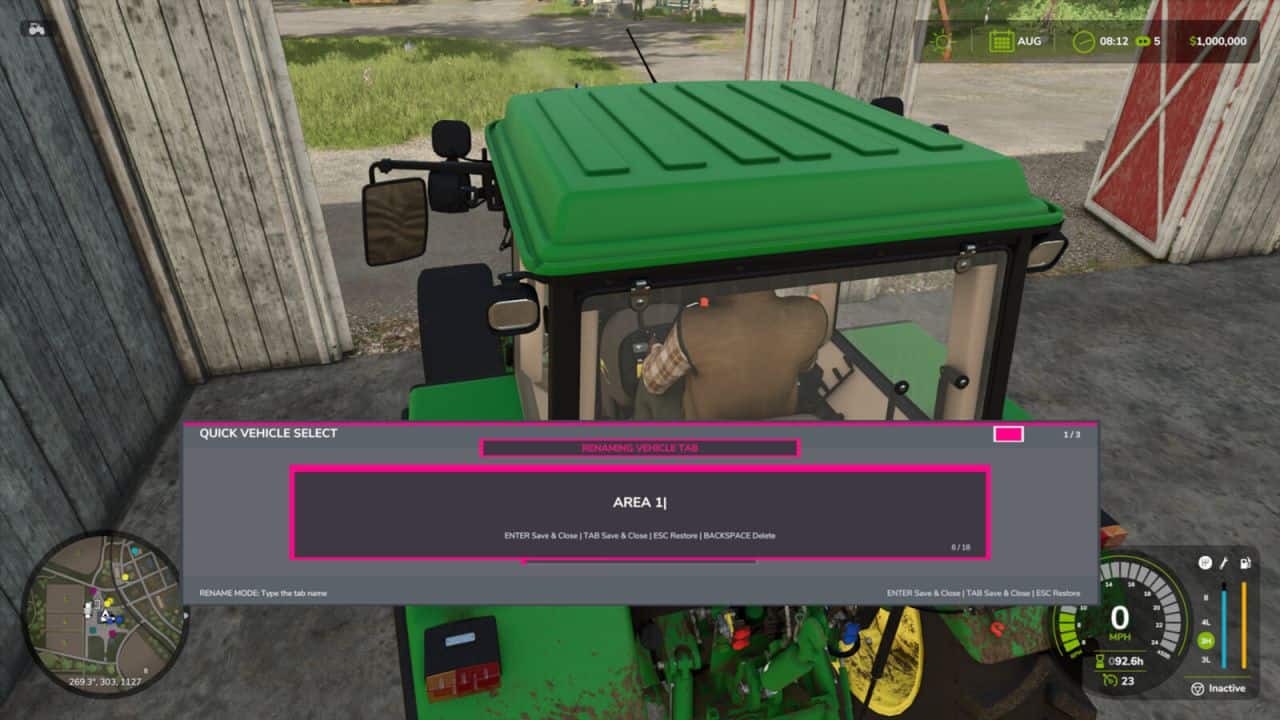 Quick Vehicle Select v1.0.1.0