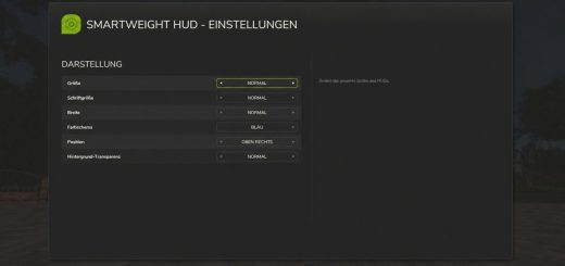 Smart Weight HUD BETA v1.0