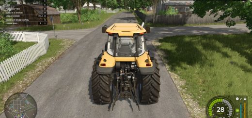 Stop Tractor On Menu v1.0