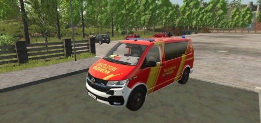 Volkswagen T6 Hanover Fire Department NEF and ELW 1 v1.0