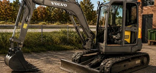 Volvo ECR58F Compact Excavator Pack v1.0