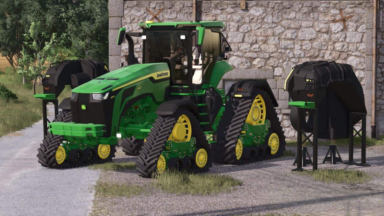 John Deere 8RX540 High Horsepower And Side Tanks v1.0