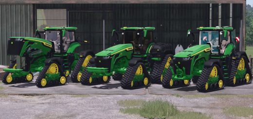 John Deere 8RX540 High Horsepower And Side Tanks v1.0