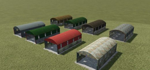 12m X 24.5m Dutch Barn Shed Pack v1.0