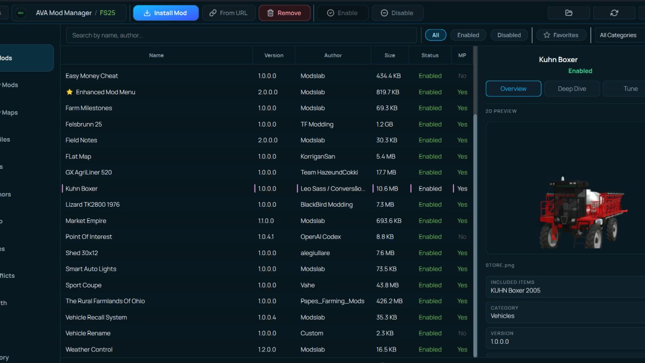 AVA Mod Manager BETA v1.0