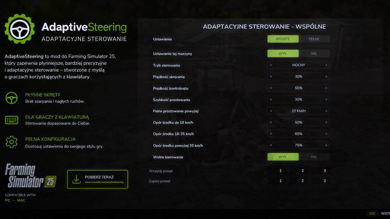 Adaptive Steering v1.2