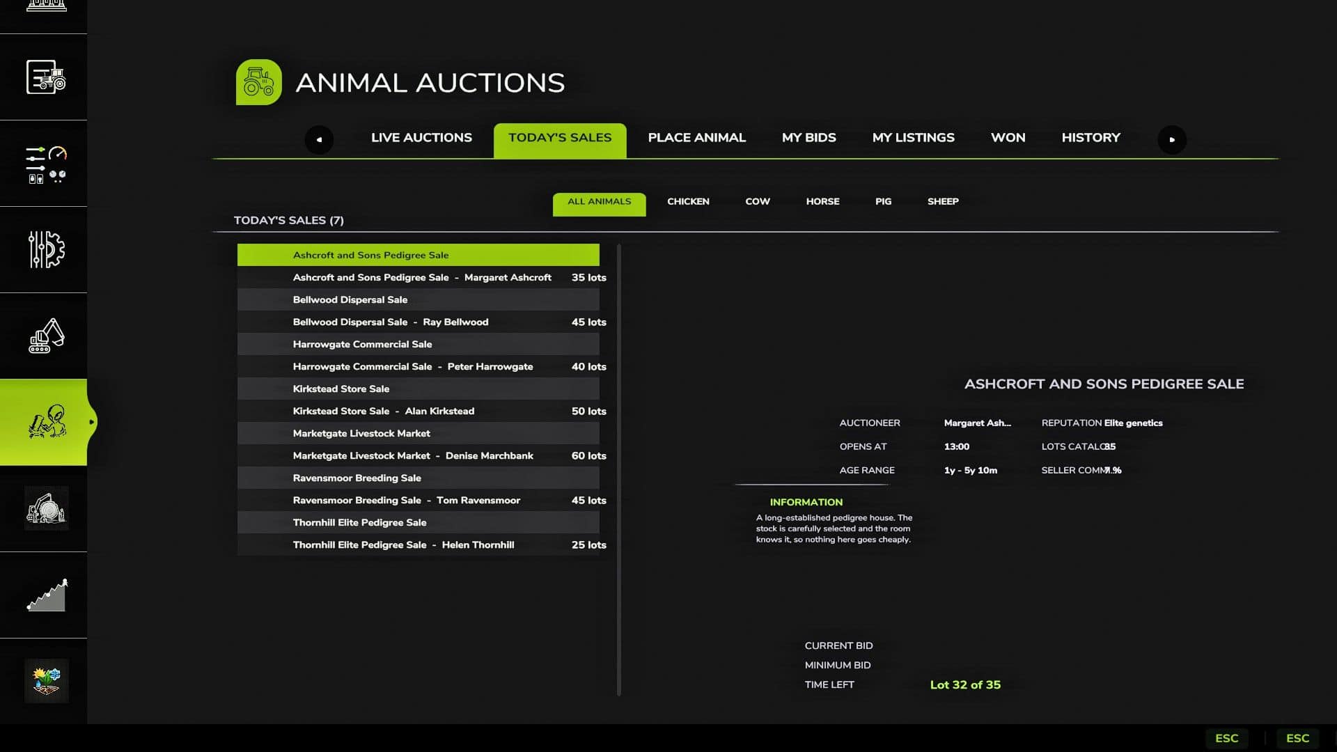 Animal Auctions v1.0