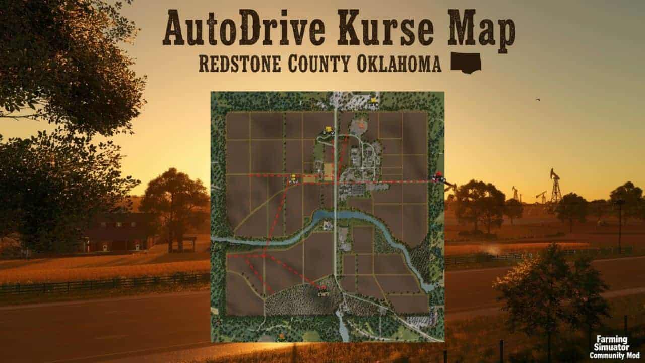 AutoDrive Redstone County-Oklahoma v1.0