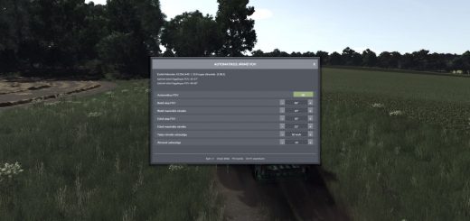 Automatic Vehicle FOV v1.2.1.0
