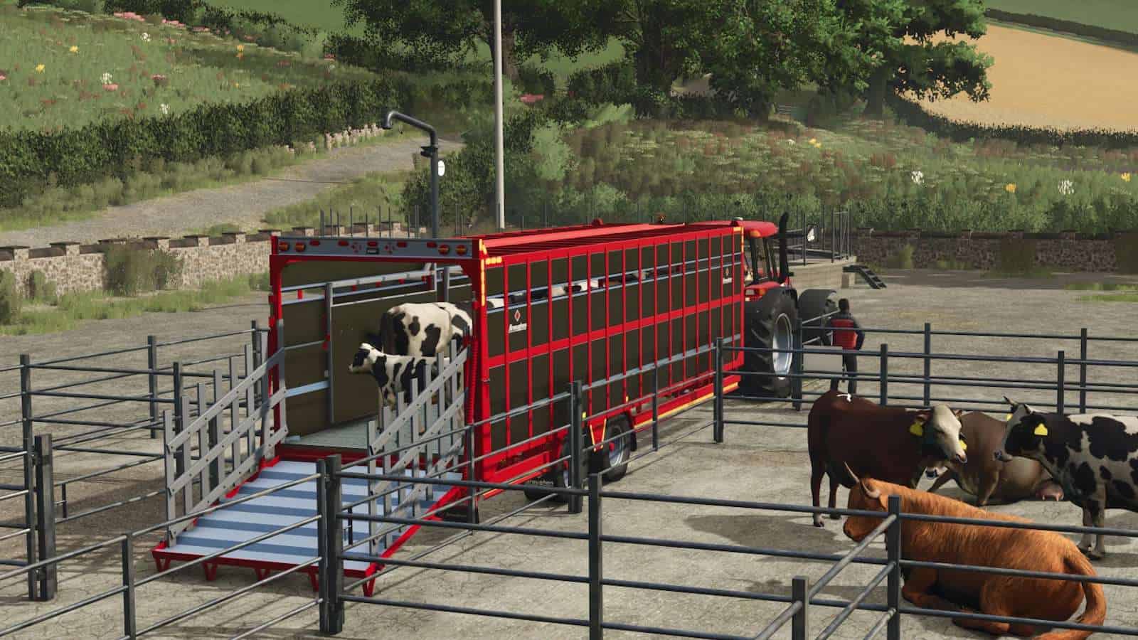 Broughan 28 Ft Animal Trailer v1.0.0.1