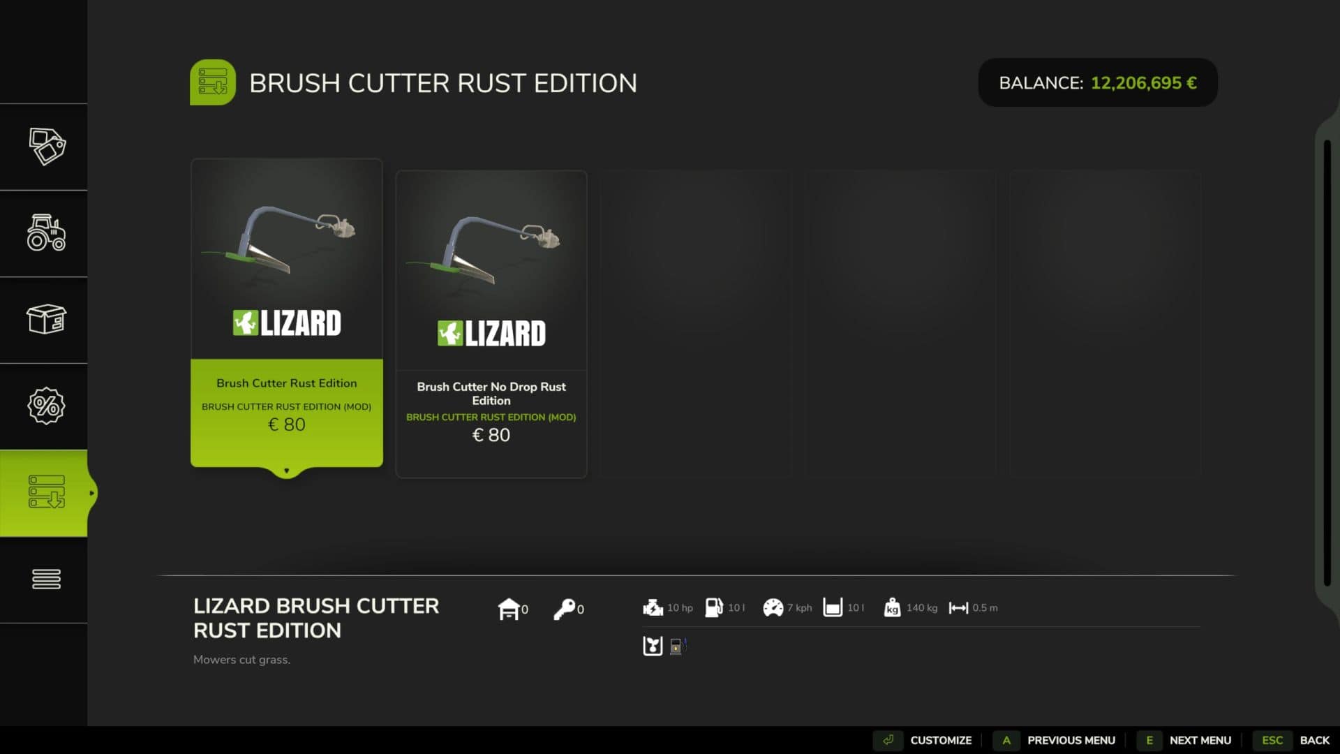 Brush Cutter Rust Edition v1.6