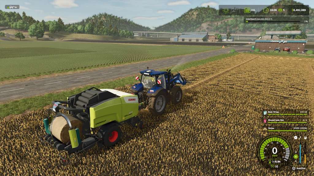 CLAAS ROLLANT 455 UNIWRAP Speedy v1.9