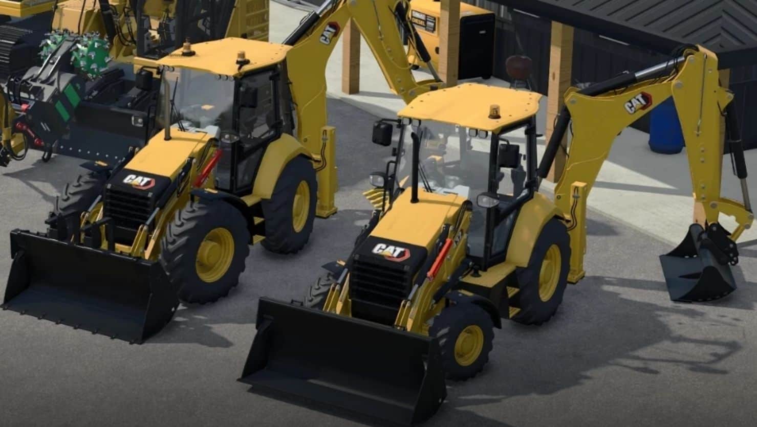 Cat backhoe Pack v1.0