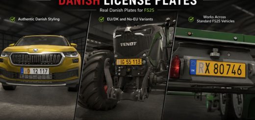 Danish License Plates v1.0