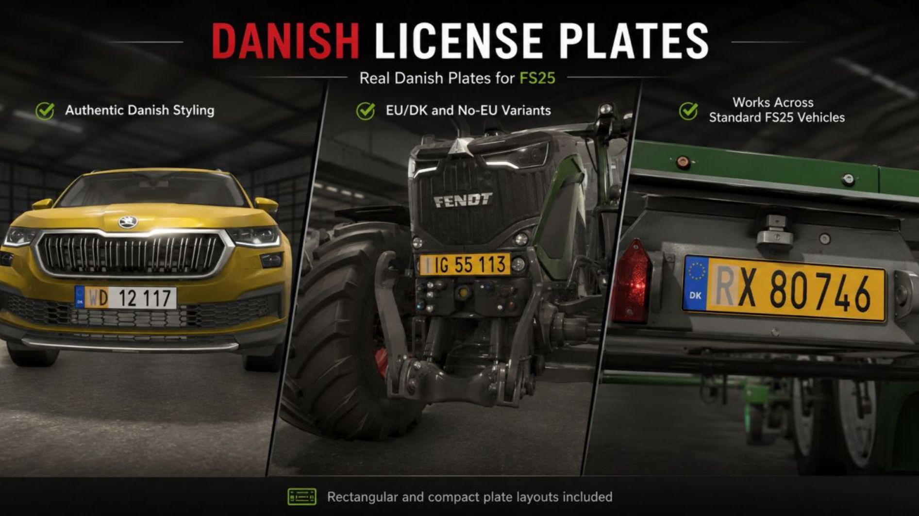Danish License Plates v1.0
