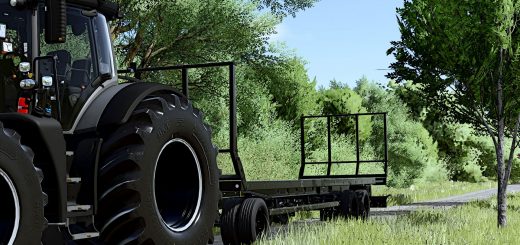 Flatbed trailer with a completely redesigned rear and IC v1.0.0.1