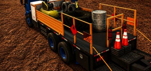 Ford Cargo Truck with Knuckle-Boom Crane (Tire Service) BETA v1.0