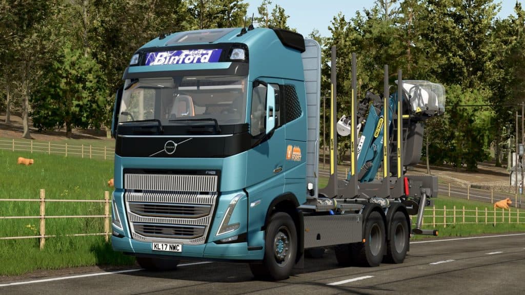 Forestry truck with loading crane v1.0.4.2