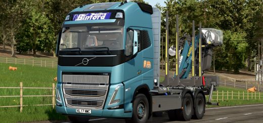 Forestry truck with loading crane v1.0.4.2