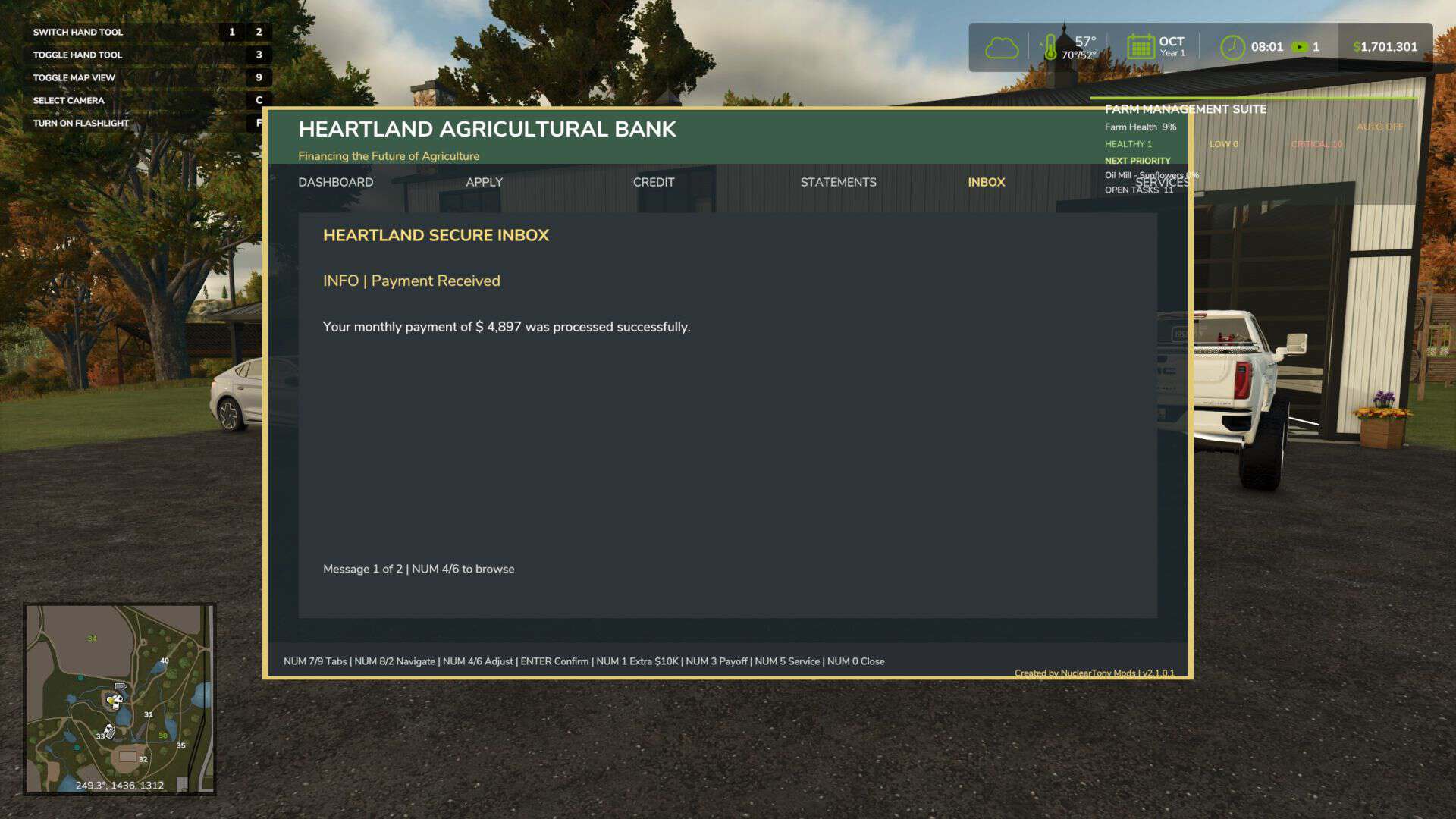 Heartland Agricultural Bank (Realistic Loans) v1.0