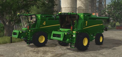 John Deere T Series + 600X Headers v1.0