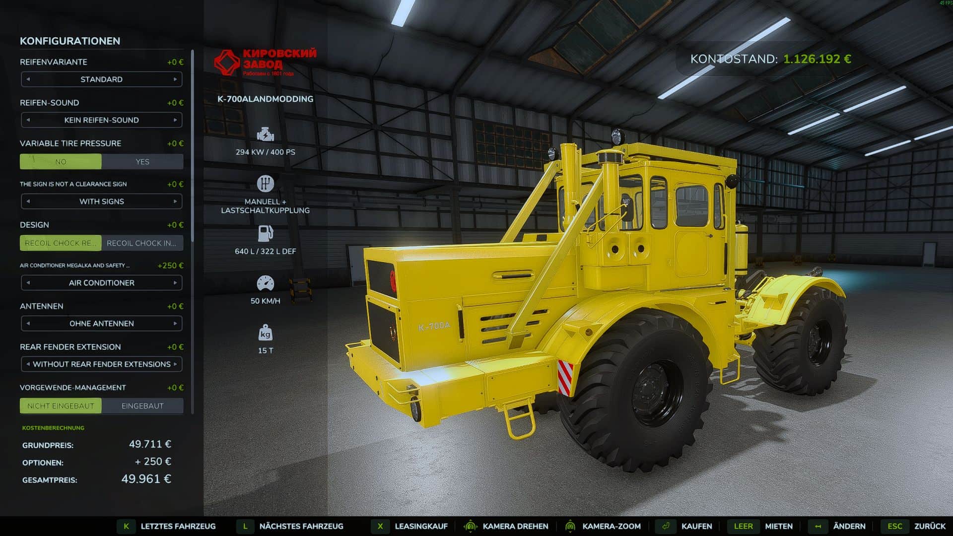 Kirovets K-700A v1.0.0.4