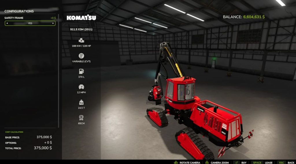 Komatsu Harvester 911 v2.0