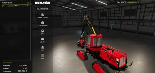 Komatsu Harvester 911 v2.0