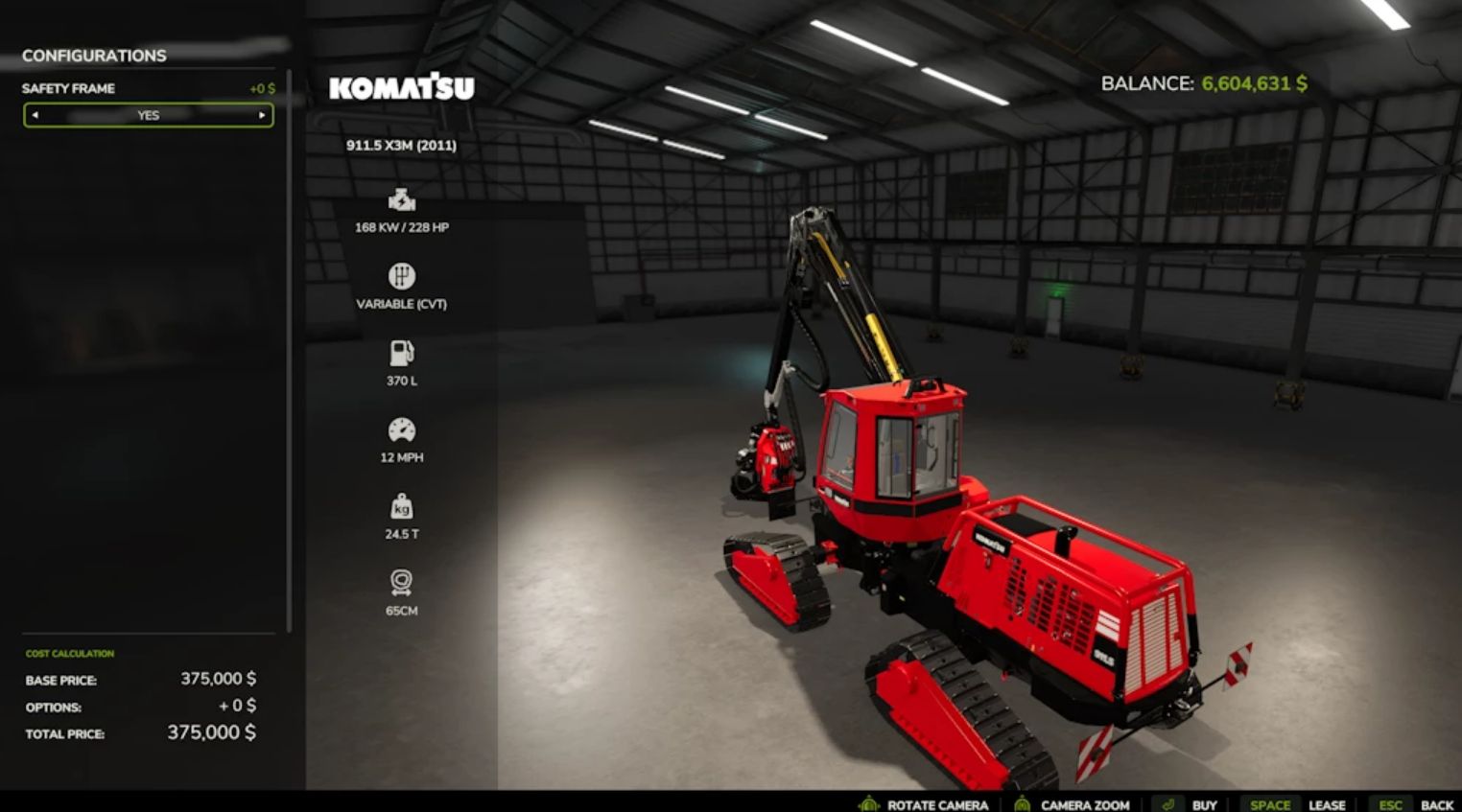 Komatsu Harvester 911 v2.0