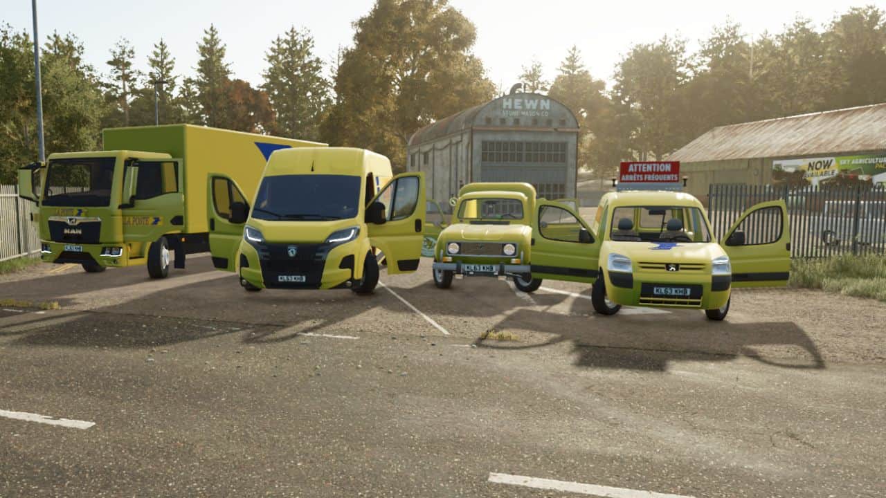 MAN TGL La Poste v1.0