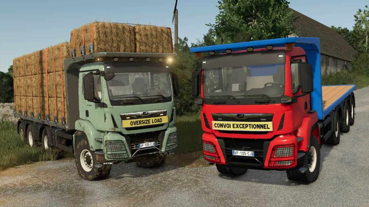 MAN TGS 18.500 Flatbed Autoload v1.5