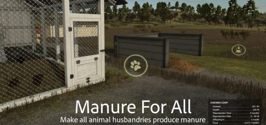 Manure For All Husbandries v1.0.1.0